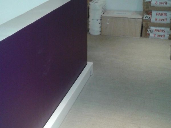 Aménagement intérieur : cloisons, peinture et sols