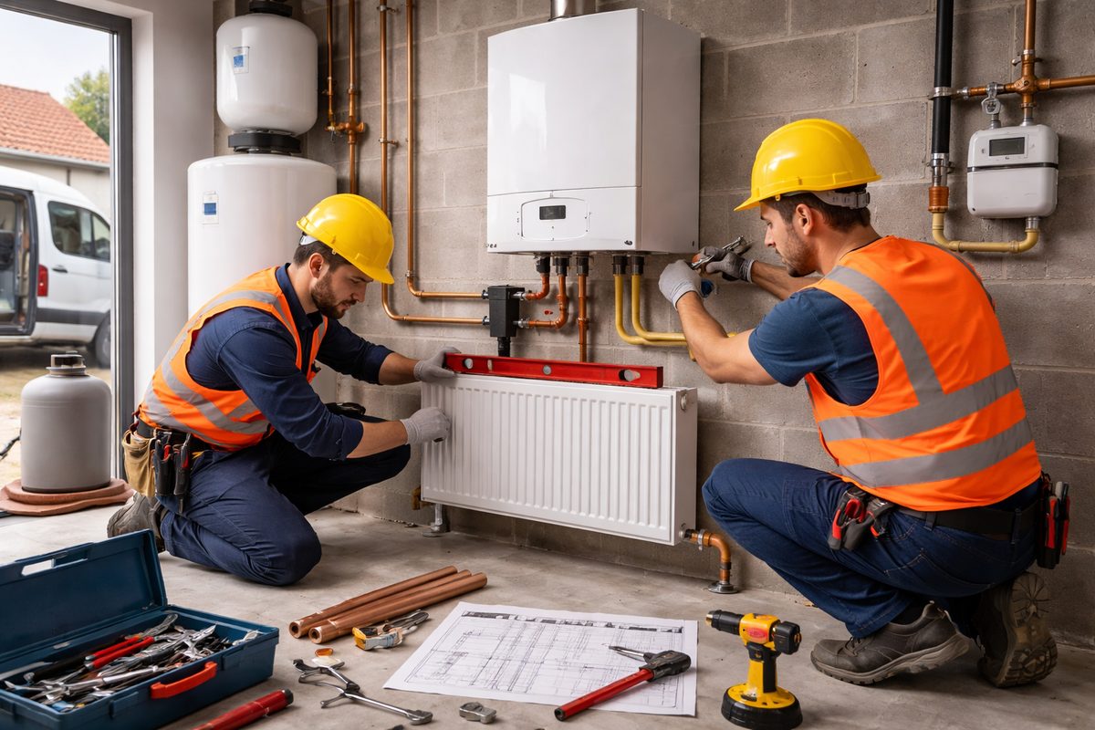 Chauffage gaz & mazout — MICKA Rénovation Bâtiment